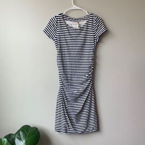 Stripped fitted dress
